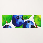 Fresh Blueberry Art Yogamat (Achterkant (horizontaal))