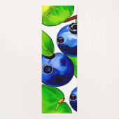 Fresh Blueberry Art Yogamat (Achterkant)
