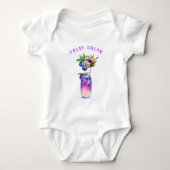 Fresh Blueberry Drink Baby Bodysuit - aangepaste t (Voorkant)