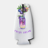 Fresh Blueberry Drink Bottle Cooler - Aangepaste t (Achterkant)