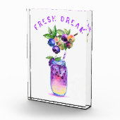 Fresh Blueberry Drink fotoblok - aangepaste tekst (Rechts)