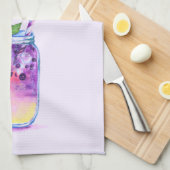 Fresh Blueberry Drink keukenhanddoek - aangepaste (Quarter Fold)