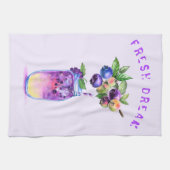 Fresh Blueberry Drink keukenhanddoek - aangepaste (Horizontaal)