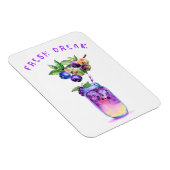 Fresh Blueberry Drink Magnet Gift - Aangepaste tek Magneet (Rechterzijde)
