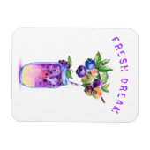 Fresh Blueberry Drink Magnet Gift - Aangepaste tek Magneet (Horizontaal)