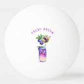 Fresh Blueberry Drink Ping Pong Ball - Aangepaste  (Achterkant)