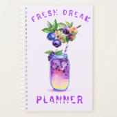 Fresh Blueberry Drink Planner - Aangepaste tekst (Voorkant)