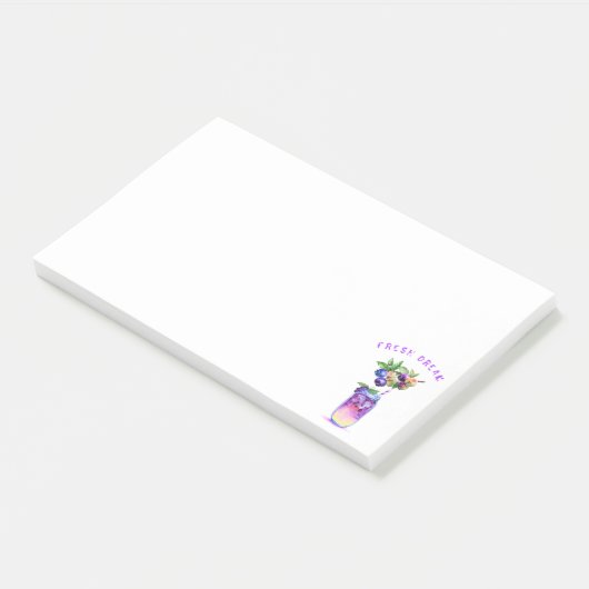 Fresh Blueberry Drink Post-it® notes (Schuin)