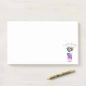 Fresh Blueberry Drink Post-it® notes (Op bureau)