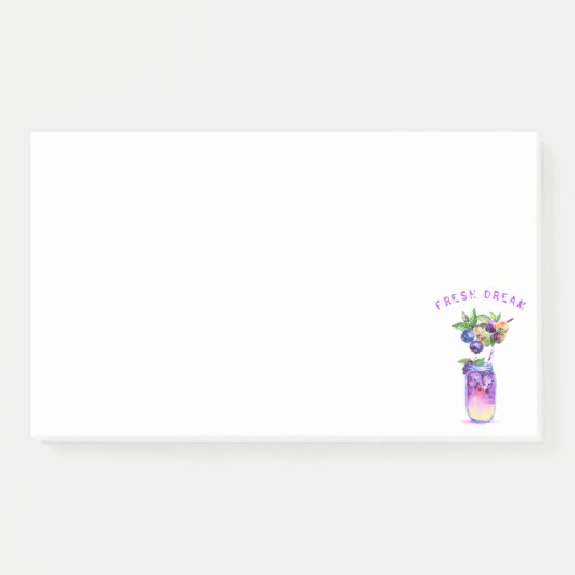 Fresh Blueberry Drink Post-it® notes (Voorkant)