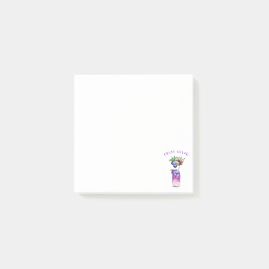 Fresh Blueberry Drink Post-it® notes (Voorkant)