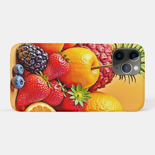 Fresh Bounty: Vibrant Fruit Harvest Design  Case-Mate iPhone Case (Achterkant (horizontaal))