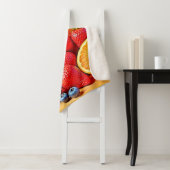 Fresh Bounty: Vibrant Fruit Harvest Design  Sherpa Deken (In situ)