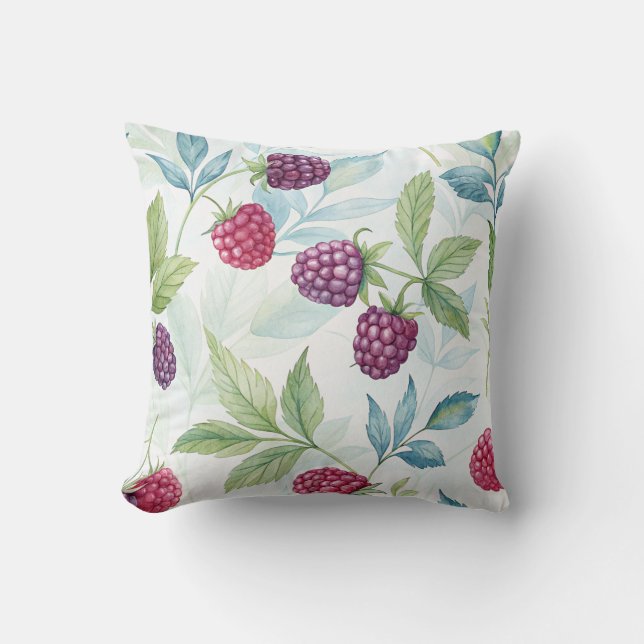 Fresh Boysenberry Design Accent Sierkussen (Voorkant)