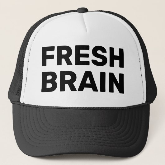 Fresh Brain™ Petroleusehoed Trucker Pet (Voorkant)