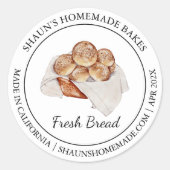 Fresh Bread Baking Modern label (Voorkant)
