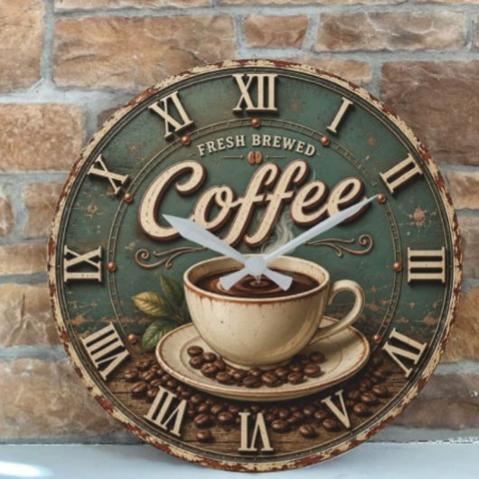 Fresh Brewed Coffee Rustic Farmhouse Grote Klok