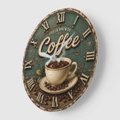 Fresh Brewed Coffee Rustic Farmhouse Grote Klok (Hoek)
