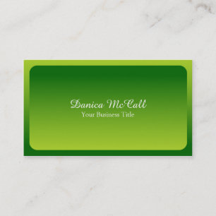 Fresh Bright Green Hombre Professional Visitekaartje
