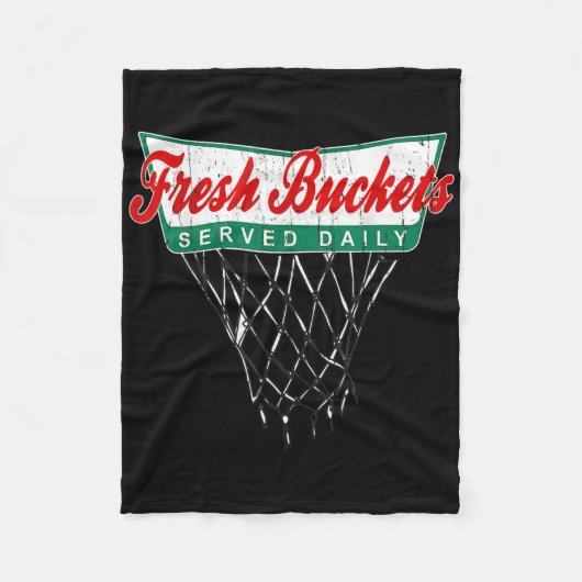 Fresh Buckets Ll Sketll Player Served Daily 1  Fleece Deken (Voorkant)
