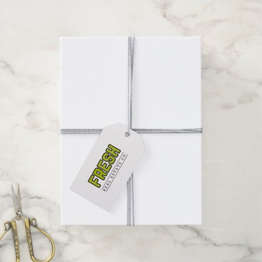 FRESH-cadeautags Cadeaulabel (Met Touw)