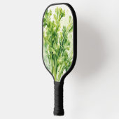 Fresh Celery Stalk Waterverf Botanisch Pickleball Paddle (Links)