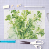 Fresh Celery Stalk Waterverf Botanisch Tissuepapier (Craft)