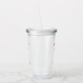 Fresh Cherries Drink Acryl Tumbler - aangepaste te Drinkbeker (Links)