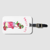 Fresh Cherry Drink Bagagelabel (Voorkant (horizontaal))