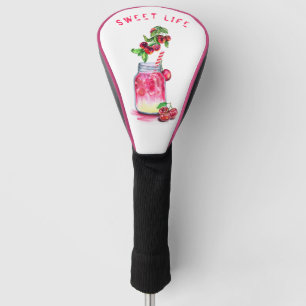 Fresh Cherry Drink Golf Head Hoesje - aangepaste t Golfheadcover