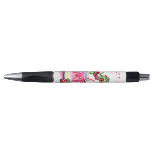 Fresh Cherry Drink Pen - Aangepaste tekst (Voorkant)