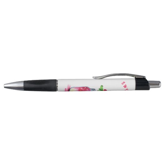 Fresh Cherry Drink Pen - Aangepaste tekst (Bovenkant)