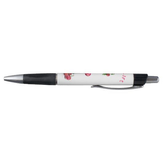 Fresh Cherry Drink Pen - Aangepaste tekst (Bodem)