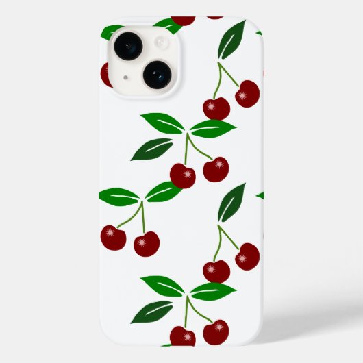 Fresh Cherry Seamless Pattern iPC Case-Mate iPhone Case (Achterkant)