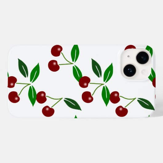 Fresh Cherry Seamless Pattern iPC Case-Mate iPhone Case (Achterkant (horizontaal))