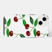 Fresh Cherry Seamless Pattern iPC iPhone Hoesje (Achterkant horizontaal)