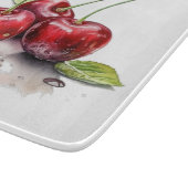 Fresh Cherry Trio in Waterverf Snijplank (Hoek)