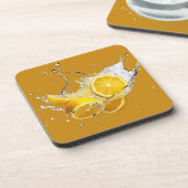 Fresh Citrus Coaster Set- Lemon Design Bier Onderzetter (Linkerzijde)
