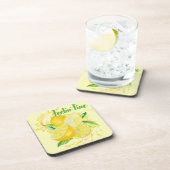 Fresh Citrus Coaster Set- Lemon Design Bier Onderzetter (Rechterzijde)