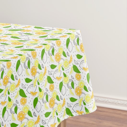Fresh citrus fruits Lemon Orange Modern. Tafelkleed (Voorbeeld)