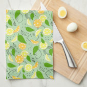 Fresh citrus fruits. theedoek (Quarter Fold)