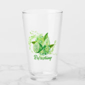 Fresh Citrus-Lime Design Glas (Voorkant)