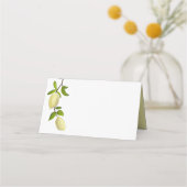Fresh Citrus Painted Lemons Modern Mediterranean Plaatskaartje (Voorkant)