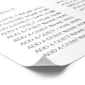 Fresh Citrus Painted Lemons Modern Mediterranean Poster (Hoek)