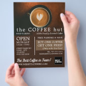 Fresh Coffee, Barista, Café, Coffeehouse Advert Flyer (Hand)