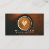 Fresh Coffee, Barista, Café, Coffeehouse Visitekaartje (Voorkant)