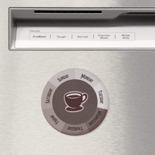 Fresh Coffee Java Keuken Kantoor Organizer Magneet (Insitu (Vaatwasser))