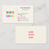 Fresh Color Design Visitekaartje gepersonaliseerd (Voorkant / Achterkant)