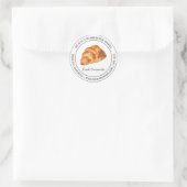 Fresh Croissant Baking Modern label (Tas)