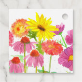 Fresh Cut Flowers Boeket Label Boerderij Stand Lab (Achterkant)